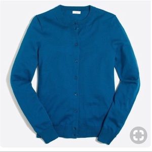 J. Crew Lagoon Blue Caryn Cardigan